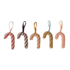 OYOY Christmas Sugar Canes Kersthanger 5-pack