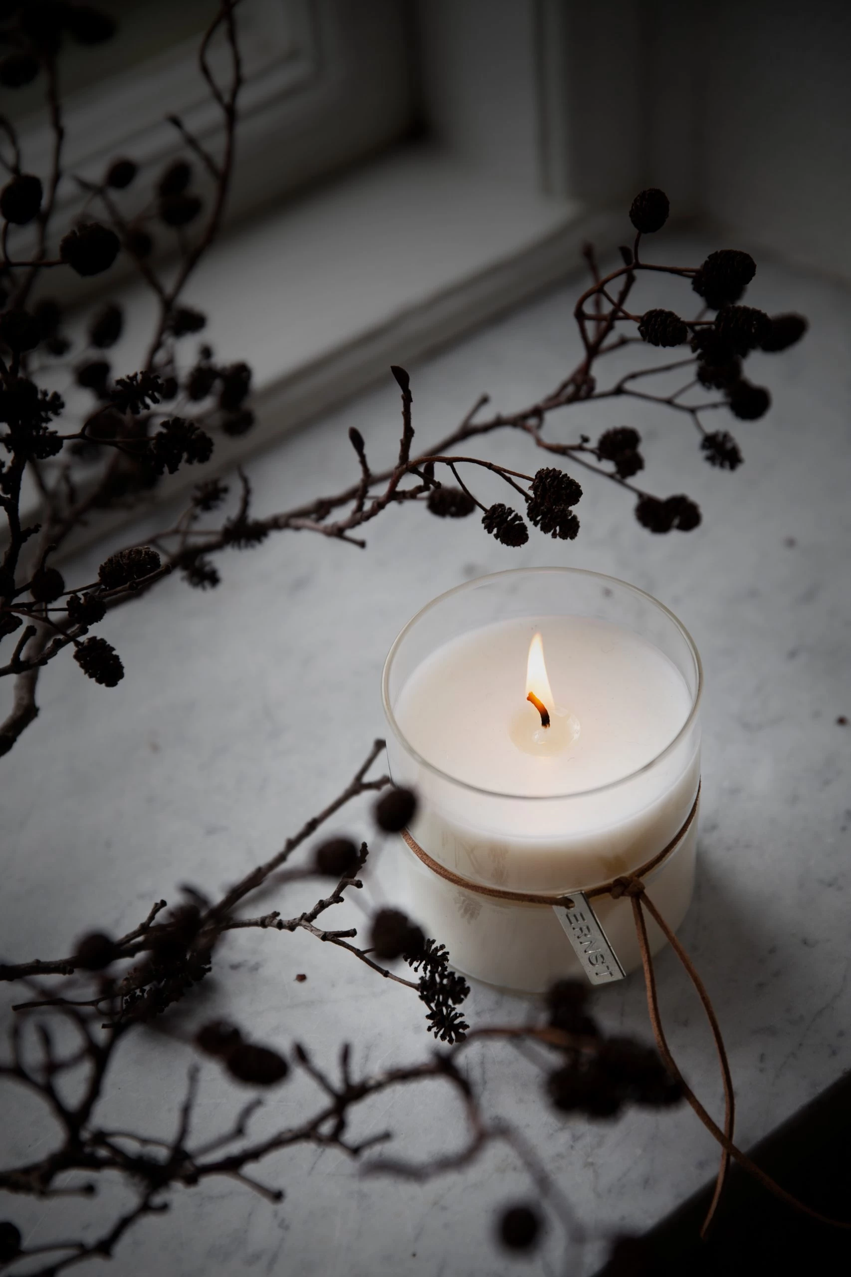 Ernst Geurkaars In Glas Met Bandje Ø8 Cm - Afbeelding 2