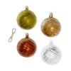 Ferm LIVING Twirl Kerstbal Large Ø10 Cm 4-pack