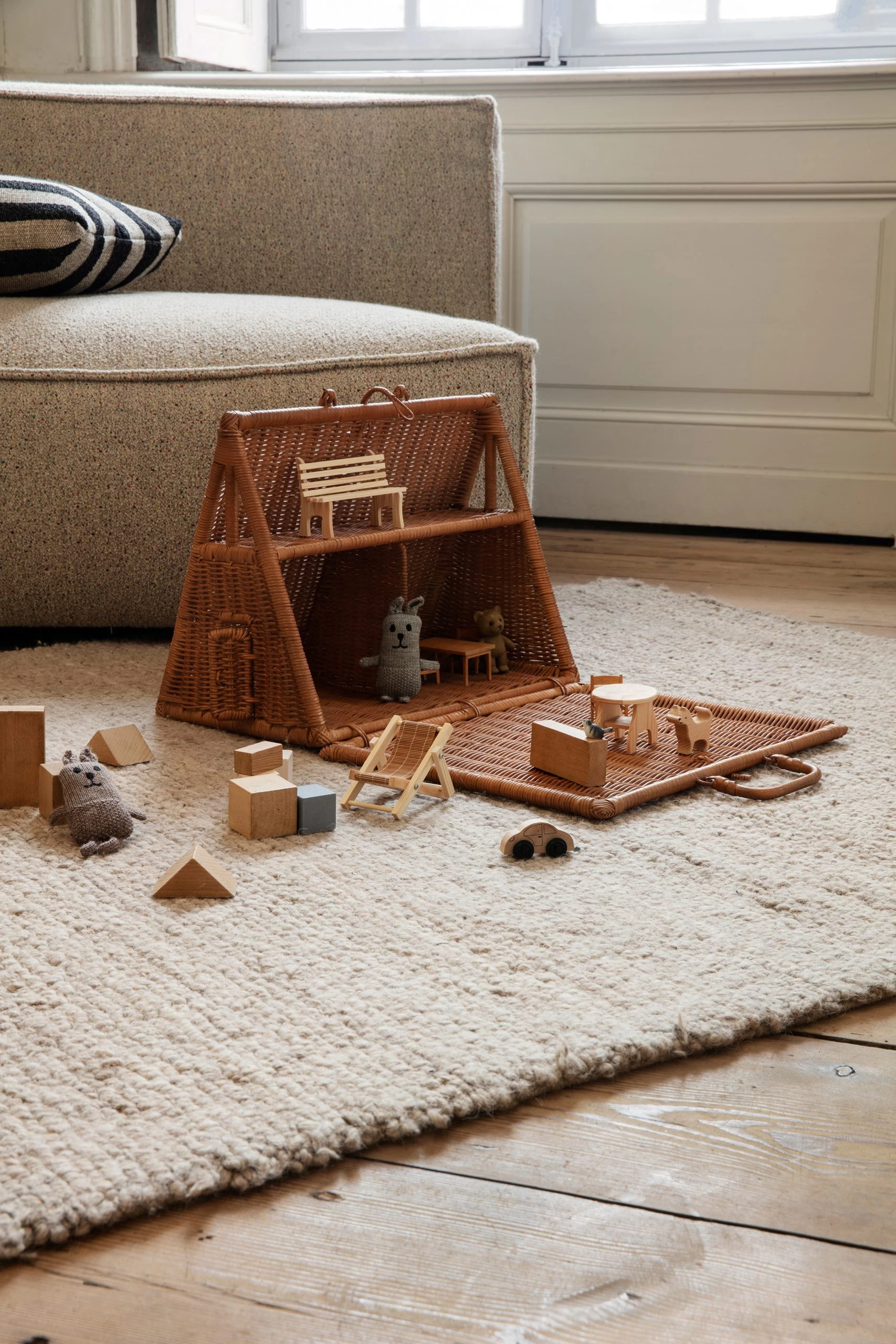 Ferm LIVING Lee Merino Rabbit Baby Gebreid Konijn - Afbeelding 3