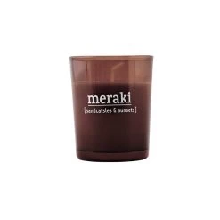 Meraki Geurkaars Bruin Glas - 12 Uur